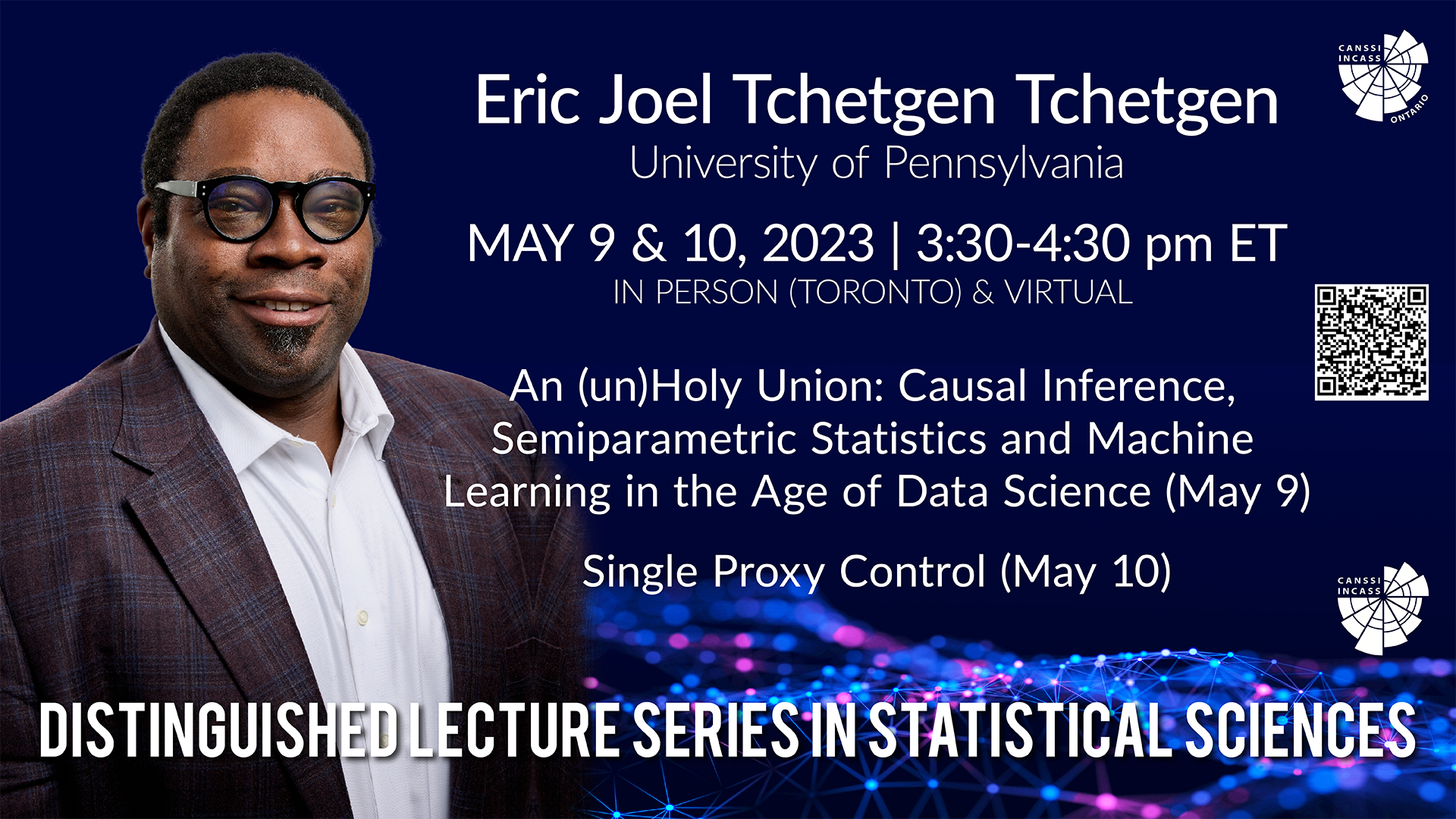 Eric J. Tchetgen Tchetgen, 2023 Distinguished Lecture Series
